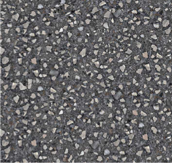 Black Terrazzo Чёрный — М-Квадрат, 600 × 600 × 10 мм